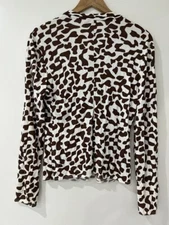 Valentino Les Tricots Vintage Long Sleeve Blouse Top Made in Italy Size 44