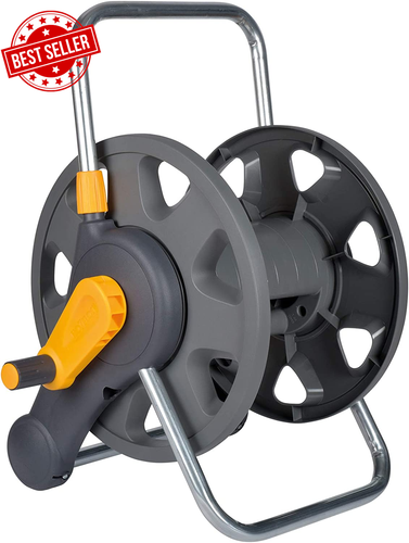Hose Reel 60M 2-in-1, Free-Standing or Wall-Mounted, Lightweight, Durable - Picture 9 of 12