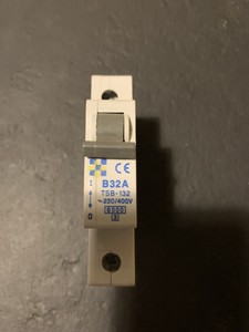 32A Clipsal B32A MCB TSB-132