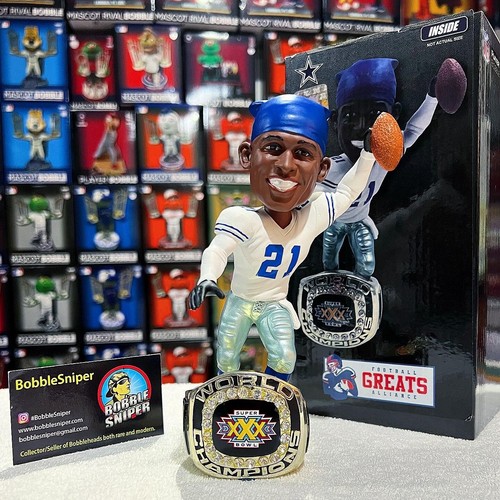 DEION SANDERS Dallas Cowboys Super Bowl XXX Winner NFL "Primetime" Bobblehead
