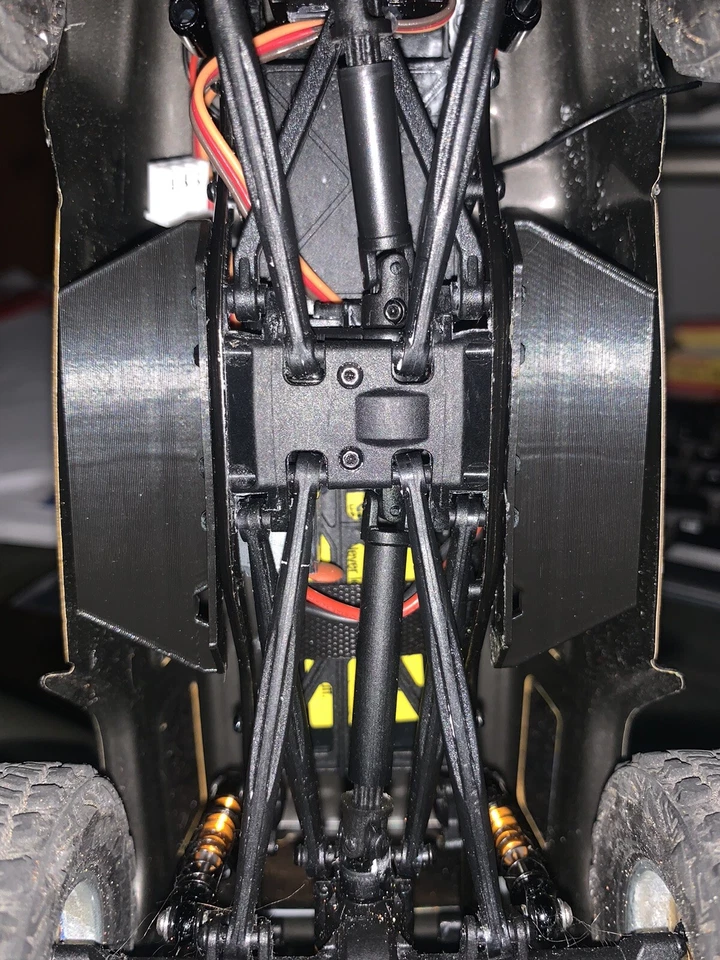 Axial SCX24 Jeep Wrangler Gladiator Frame Sliders Body Savers - Image 3 of 4