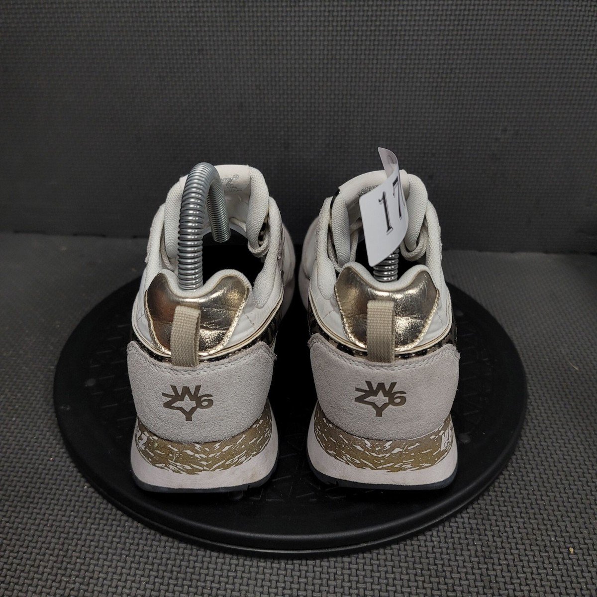 W6YZ Just Say Wizz Shoes Youth Sz 6 White Gray Sneakers | eBay