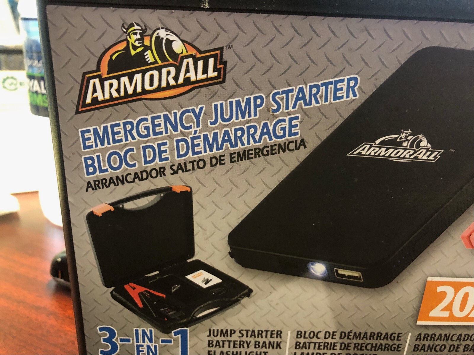 Armor All Jump Starter & Emergency Battery Power Bank Kit 3in1 eBay