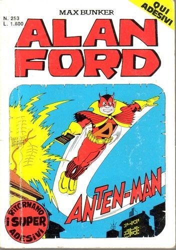 ALAN FORD ORIGINALE N.253 CON ADESIVO - ED. CORNO - Imagen 1 de 1