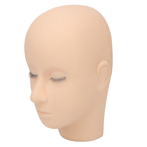Soft Silicone Lash Mannequin Head Authentic Makeup Practice For Face ERT - Picture 20 of 23