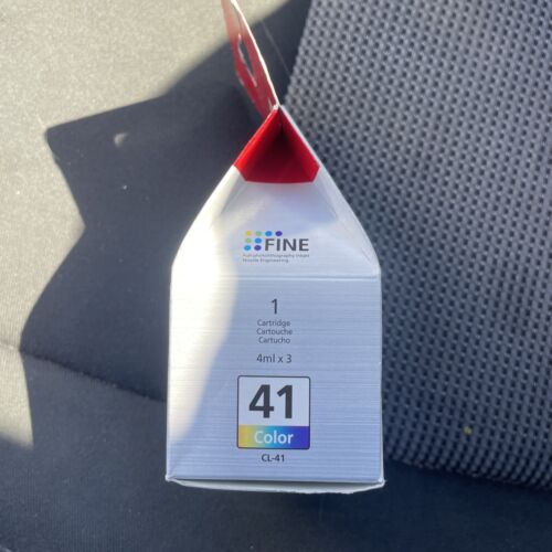 Genuine OEM Canon Pixma Color CL-41 Ink Cartridge New Sealed ChromaLife 100 - Picture 3 of 4