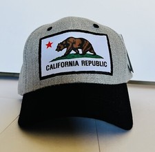 California Republic Baseball Cap Strapback Adjustable Hat Cali Hip Hop Youth