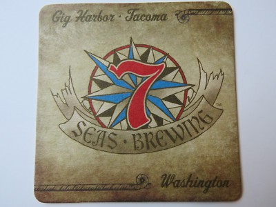 Bier Brewery Untersetzer ~ 7 Seas Gär Company ~ Auftritt Hafen &