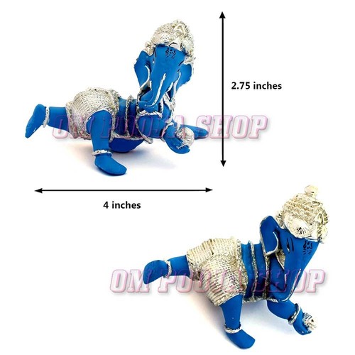 Lord Ladoo Ganesha Showpiece Statue Home Decor Ganpati ji for Gift OmPoojaShop - Picture 4 of 4