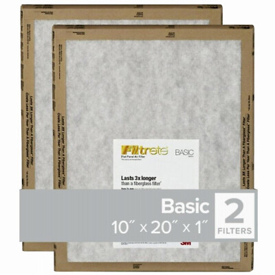 Filtrete FPL07-2PK-24 10x20 x 1 cal Płaski filtr powietrza, 2-pak. - ilość 24 - Zdjęcie 2 z 2