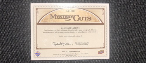 2009 SP Mystety Cuts JIM PARKER AUTO /3 Upper Deck Legends Autograph UD COLTS - Picture 2 of 2