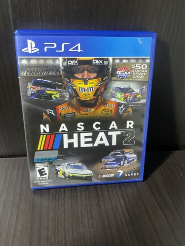 NASCAR Heat 2 (Sony PlayStation 4, 2017) - CIB - Complete - Pre-Owned - GUC -