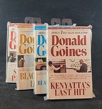 Image of 4 Donald Goines Books: Kenyatta's Last Hit, Black Gangster, Black Girl Lost, St.