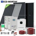 ECO-WORTHY 7080W Solar Panel +10KW 48Vdc-120V/240Vac Inverter+32kWh Battery