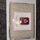 PHF  Euro Pillowcases Waffle Euro 2/pcs Beige  Color Size 26"x 26"-New