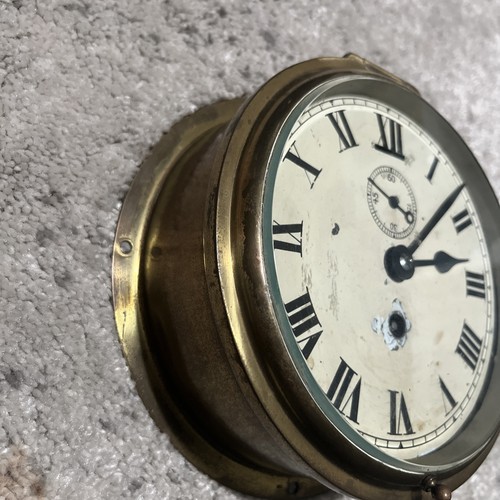 Antiguo Reloj Smiths Empire Barco Inglaterra Náutico Marítimo Latón Funciona - Imagen 6 de 9