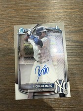 2025 Bowman #CPA-RM Richard Matic Chrome Prospect Autographs