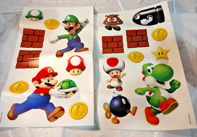 RoomMates Nintendo New Super Mario Bros Build a Scene Peel and Stick Wall Decals