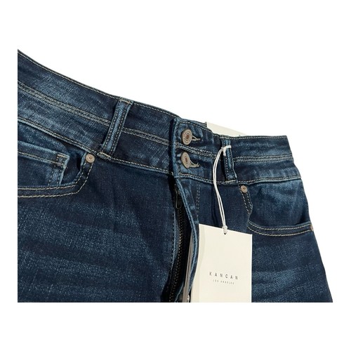 Kancan Women's Dark Blue High Rise Flare Jeans Size 9/28 style BM9242HYD NWT - Picture 9 of 16