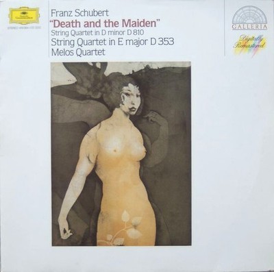 Franz Schubert, Melos Quartet* - ''Death And The Maiden'': String Quart Vinyl 0043