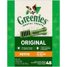 Greenies Original Petite Natural Dental Care Dog Treats - 27 oz.