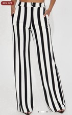 Fashion Nova Luxe Dress Pant Striped Medium 