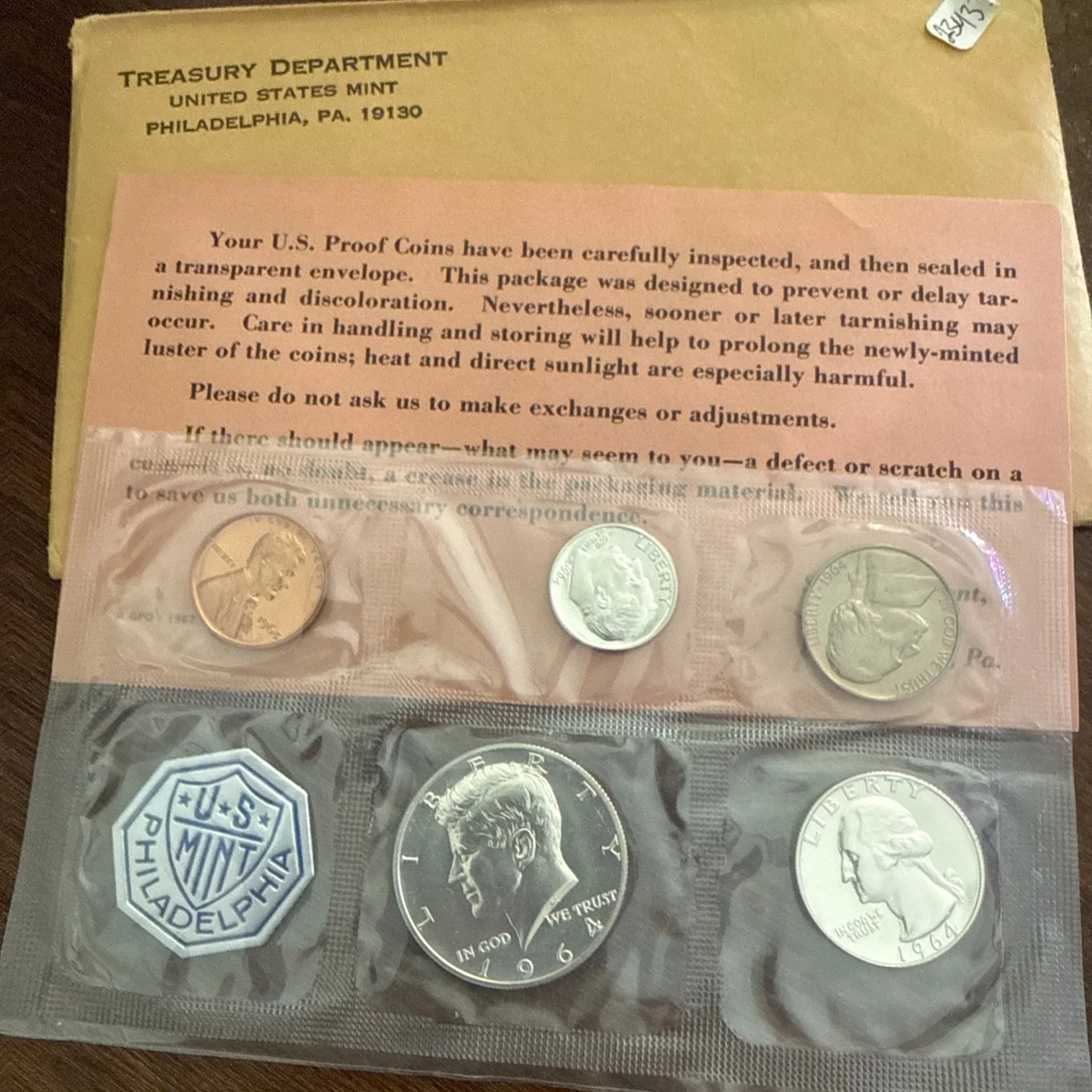 1964 银质美国硬币铸币厂套装| eBay