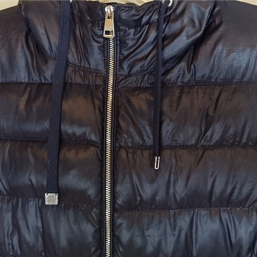 Andrew Marc Packable Lightweight Premium Down Jacket Women's XS Blue Silver Zip - Picture 5 of 9
