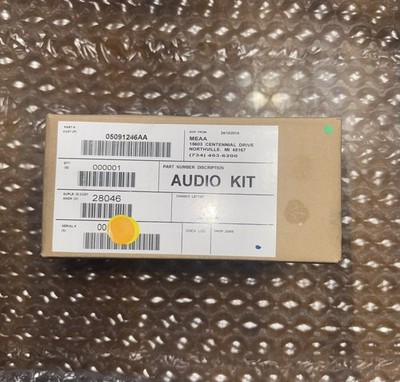 NEW OEM Chrysler Town & Country UConnect Audio Kit Headphones Remote 05091246AA