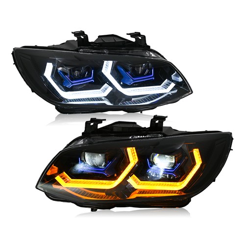 Pair LED Headlight For BMW 3 Series 2010-2013 E92 E93 328i 325i Xenon Front Lamp - Picture 12 of 24