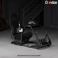 Dardoo G29 Racing Simulator Cockpit With Seat Fit Logitech G920 G923 G PRO Xbox