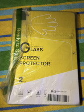 Clear Tempered Glass Screen Protector 2-Pack, Universal Fit, Transparent
