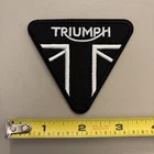 Triumph Triangle (Embroidered Iron on patch) Racing / Motorcycle / Bike