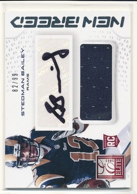 2013 Panini Elite - New Breed Stedman Bailey #30 Signatures /99 (AU, MEM, RC)
