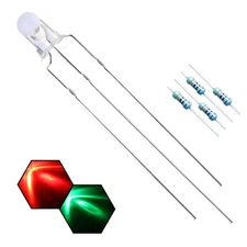 EDGELEC 100pcs [A] 3mm Constant Light, [13] Red&green (Common Anode) / 