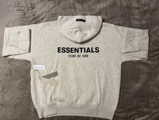 NEW Fear of God Essentials Light Oatmeal Hoodie Size Medium 100% Authentic✅