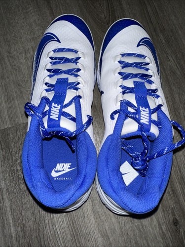 Nike Alpha Huarache 4 Elite MCS tacchetto da baseball blu royal FD6255-106 uomo taglia 9 - Foto 4 di 6