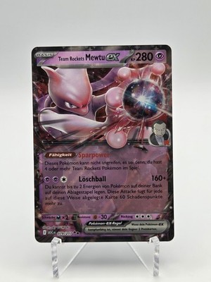 Team Rockets Mewtu EX 079/217 ASC Double Rare Pokemon Erhabene Helden Near Mint