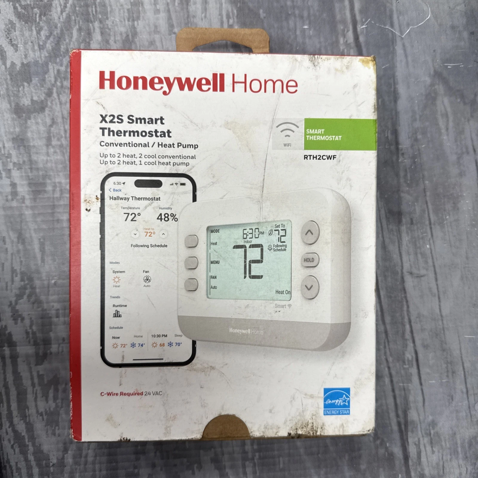 Honeywell Home X2S (RTH2CWF) Smart Thermostat Wifi Programmable NEW