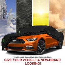 Custom Fit Car Cover For FORD MUSTANG 2005 - 2025 Outdoor Waterproof All Weather