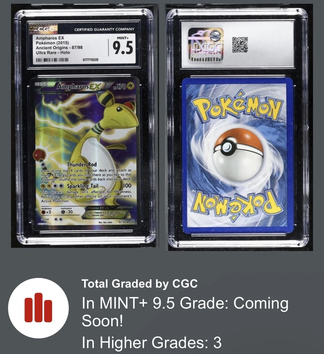 Pokémon TCG Professional Sports Authenticator (PSA) 9.5 Graded