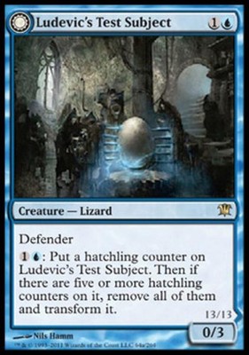Ludevic's Test Subject (Ludevic's Abomination) - IS MTG - Light Play