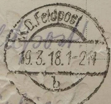 Feldpost Ostern Küken Patriotisch 1. Weltkrieg 1918 Litho geprägt gelaufen AK - Bild 3 von 4