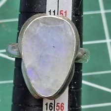 Vintage Rare Moonstone Sterling Ring Size 6.5