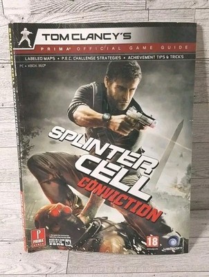 Splinter Cell Conviction Prima Official Strategy Guide Free Shipping 