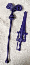 Product Image: Vintage MOTU Skeletor Accessory Lot Staff Sword 1981 Mattel Part Weapon Original