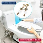 2PCS Universal Toilet Seat Screws Replacement Kit, Premium Steel Toilet Seat Bol