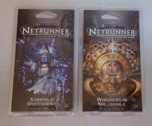 Android Netrunner LCG Kampala Ascendant & Whispers In Nalubaale Data Packs New