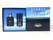 Herban Cowboy Dusk Box Set Natural Organic Cologne 2 oz Deodorant 3 oz