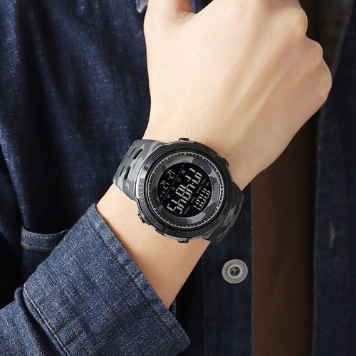 Multifunction Electronic Watch Camouflage Strap Wristwatches Outdoor Sports
